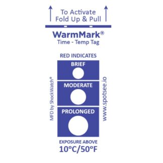 WarmMark 10°C / 50°F (48 hours)