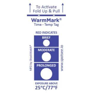 WarmMark 25°C / 77°F (8 hours)