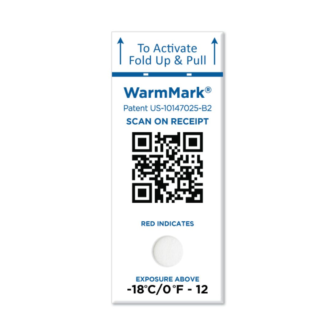 WarmMark QR -18°C / 0°F